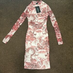 Oriental Print PLT dress